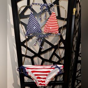 American Flag Bikini 2 piece set